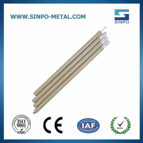 Bâche de Camping légère d'extérieur de haute qualité, poteaux de tente réglables en alliage d'aluminium