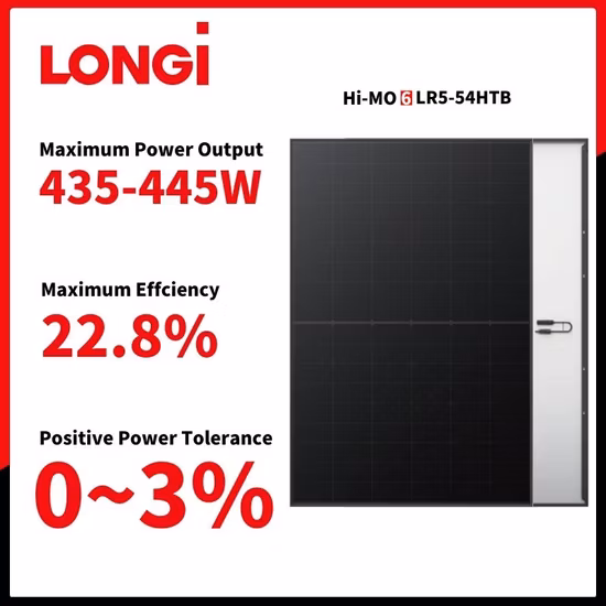 Longi Trina Ja demi-cellule N Topcon panneau solaire 182mm 210mm 400W 420W 450W 550W 580W 600W 700W 9bb 10bb 12bb Perc