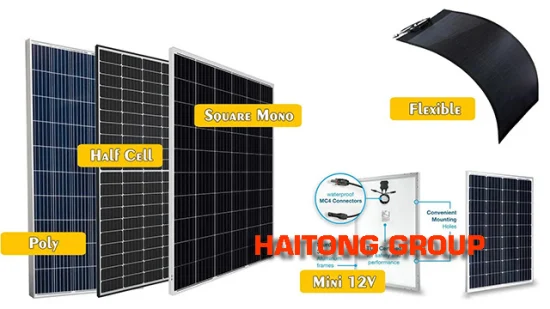 Modules PV mono poly 100 W hors réseau sur grille, panneau de système d'énergie solaire à cellules à moitié coupées