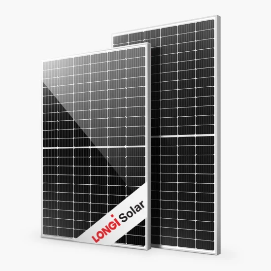 Demi-cellule 550 560 570 580W Longi Poly PV Fold Flexible Noir Module photovoltaïque polycristallin monocristallin Panneau d'alimentation à énergie solaire mono